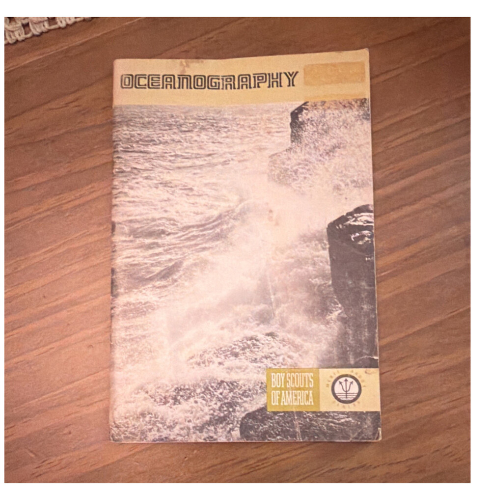 Boy Scouts of America Oceanography Merit Badge Pamphlet 1976 Printing